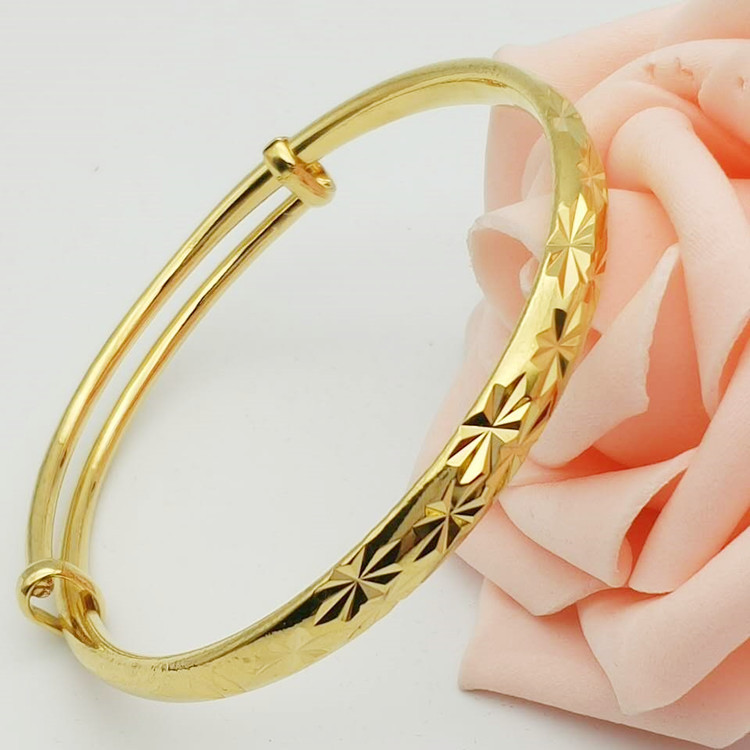 Good A++ Brass double flush solid round belly 6mm gold-plated bracelet FB508 mix order 20 pieces a lot Slap & Snap Bracelets