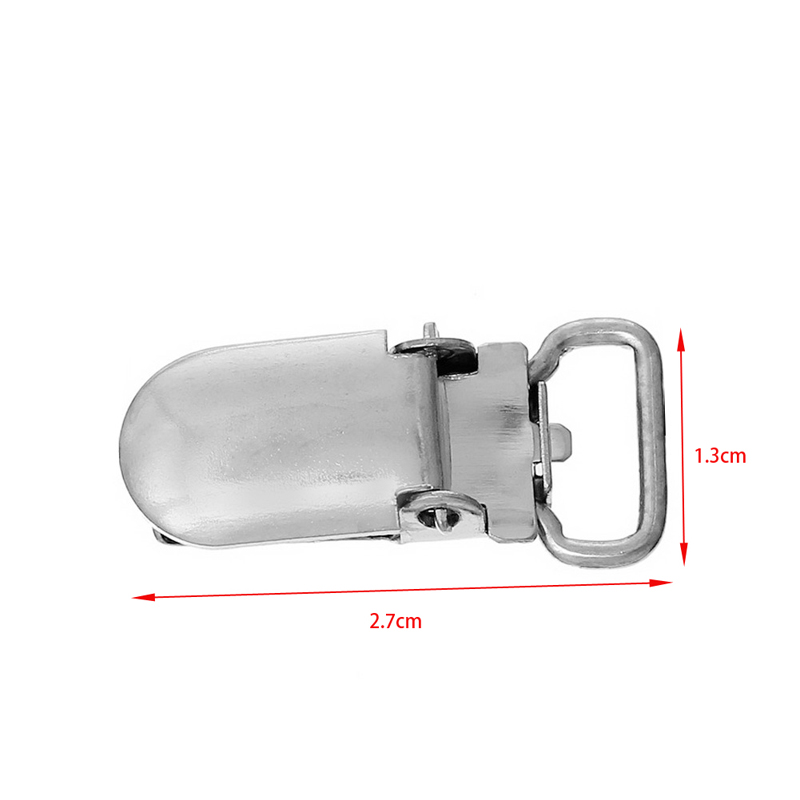 Wholesale-30Pcs Metal Pacifier Clips For Baby Cute Infant Soother Clasps Funny Accessories