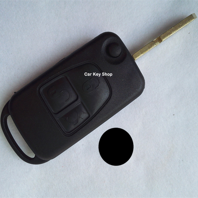Replacement Key Case For Mercedes Benz 3 Buttons Folding Flip Remote Key Shell 4 Track HU39 Blade, Black
Replacement Key Case For Mercedes Benz 3 Buttons Folding Flip Remote Key Shell 4 Track HU39 Blade, Black