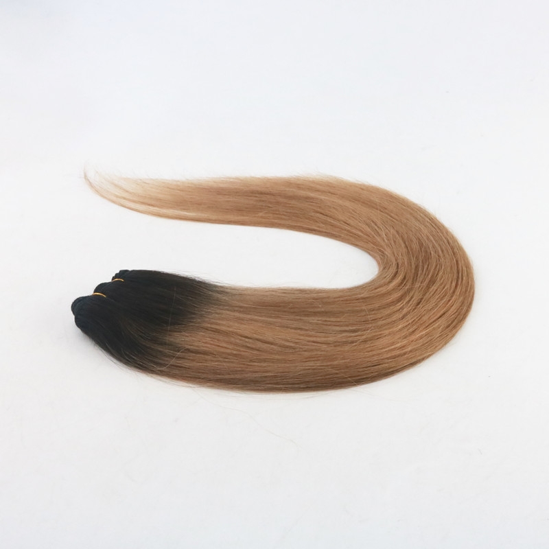 Balayage Color #2#6#27 Fashion Color Hair Weaving Hair Weft Remy Straight Hair Extension 100G Per Bundle In Stock