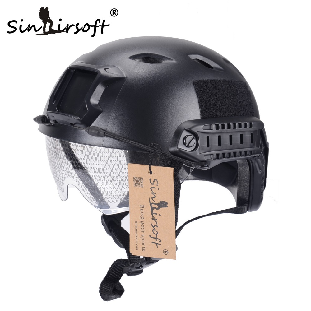 SINAIRSOFT FAST Helmet With Protective Goggle BJ Type Airsoft Helmet tactical Army Helmet Paintball
SINAIRSOFT FAST Helmet With Protective Goggle BJ Type Airsoft Helmet tactical Army Helmet Paintball