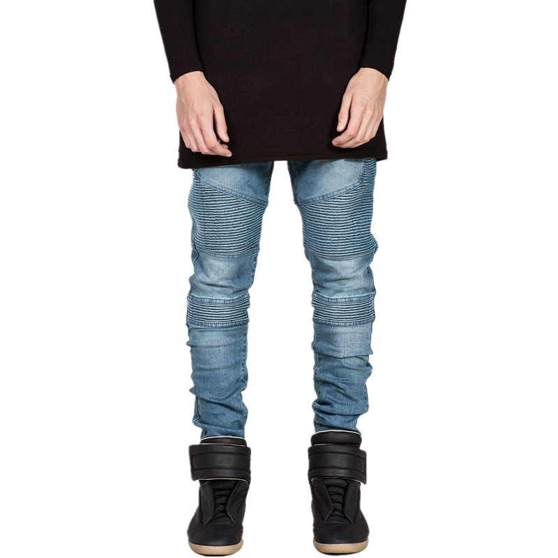 Wholesale Mens Biker Jeans Strench Slim Fit Motorcycle Denim Joggers Man Washed Straight Runway Jeans Trousers LQ009, Blue
Wholesale Mens Biker Jeans Strench Slim Fit Motorcycle Denim Joggers Man Washed Straight Runway Jeans Trousers LQ009, Blue