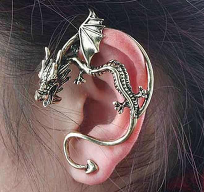 Retro Vintage Black Silver Bronze Punk Temptation Metal Dragon Bite Ear Cuff Clip Earring Earrings G555
Retro Vintage Black Silver Bronze Punk Temptation Metal Dragon Bite Ear Cuff Clip Earring Earrings G555