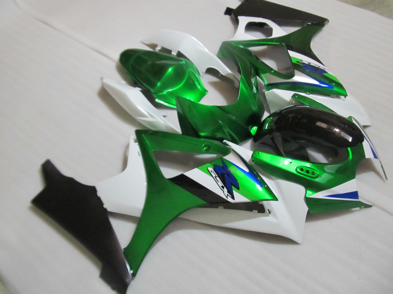 Hot sale fairing kit for Suzuki GSXR1000 07 08 green white fairings set GSXR1000 2007 2008 OT30, Same as picture
Hot sale fairing kit for Suzuki GSXR1000 07 08 green white fairings set GSXR1000 2007 2008 OT30, Same as picture