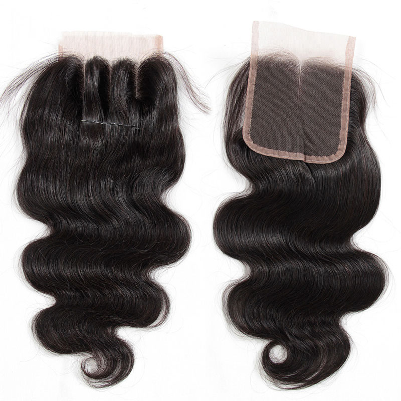 Brazilian Peruvian Malaysian Indian Virgin Remy Human Hair Weaves 3 Bundles with Top Lace Closures Mink Brazillian Body Wave Hair Extensions