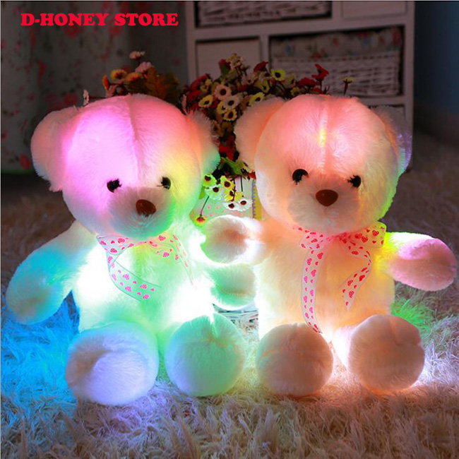 2020 High Quality LED Night Light Luminous Bear Cute Shining Bear Plush Toys Baby Toys Birthday Gifts Valentines, As picture
2020 High Quality LED Night Light Luminous Bear Cute Shining Bear Plush Toys Baby Toys Birthday Gifts Valentines, As picture
