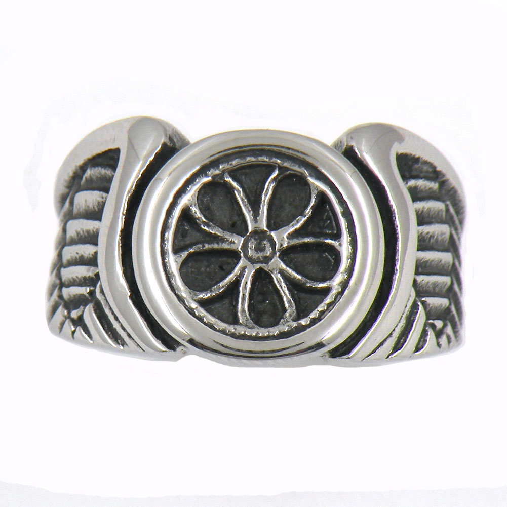 FANSSTEEL STAINLESS STEEL punk vintage mens or womens JEWELRY tire wheel with wings biker ring GIFT FOR BROTHERS SISTERS 13w89
FANSSTEEL STAINLESS STEEL punk vintage mens or womens JEWELRY tire wheel with wings biker ring GIFT FOR BROTHERS SISTERS 13w89