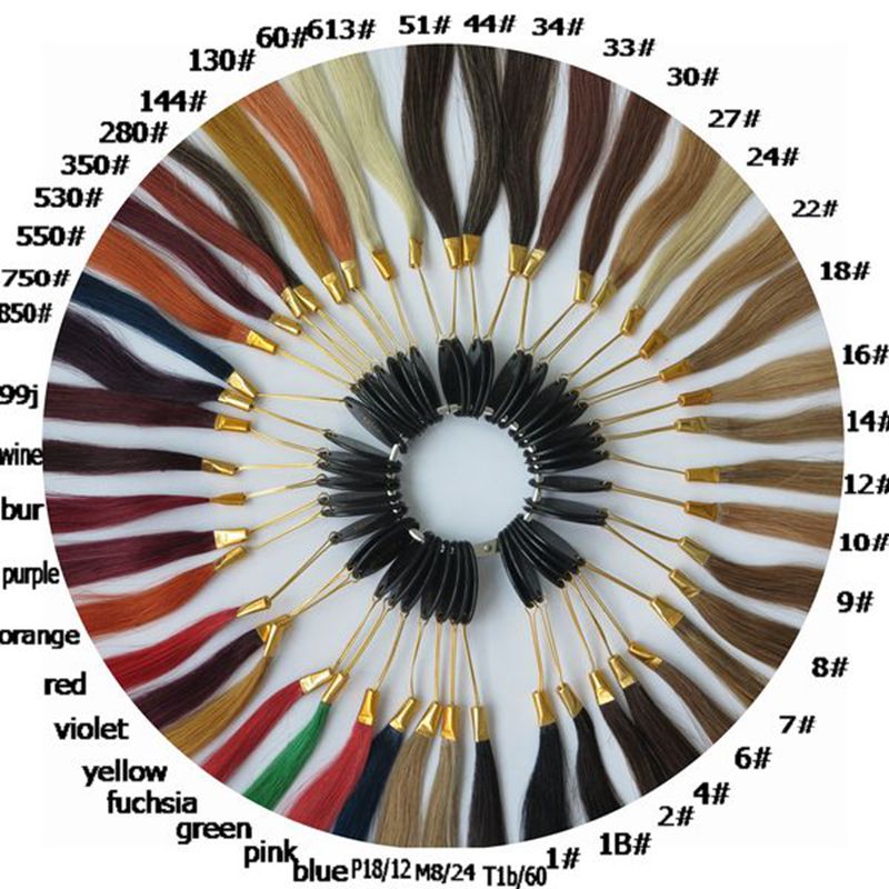 46colors Color Rings for Human Hair Extensions XUCHANG HARMONY HAIR can customized yourself Fashion beauty color