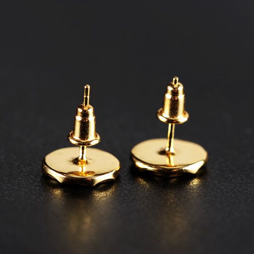 925 Sterling Silver Semi Mount Stud Earrings for Women Setting Party Trendy Fine Jewelry