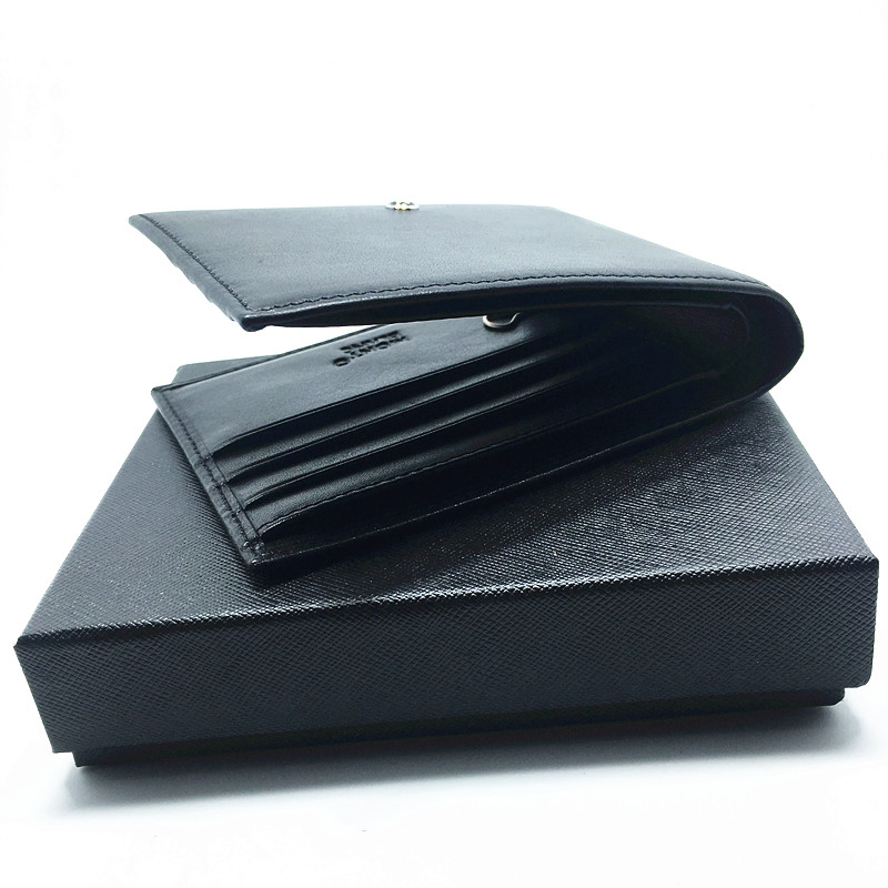 Black genuine leather wallet for business man 2022 new fashion smooth Money Clip Credit Card Holder Wallet purse with Box Top Quality
Black genuine leather wallet for business man 2022 new fashion smooth Money Clip Credit Card Holder Wallet purse with Box Top Quality