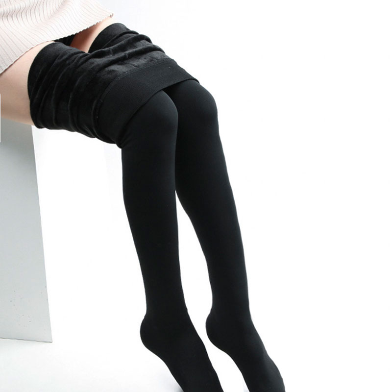 Winter Leggings Women's Warm High Waist Thick Velvet Legging Fashion Solid Leggins Women Knitted Thick Slim Leggings Super Elastic, Black
Winter Leggings Women's Warm High Waist Thick Velvet Legging Fashion Solid Leggins Women Knitted Thick Slim Leggings Super Elastic, Black