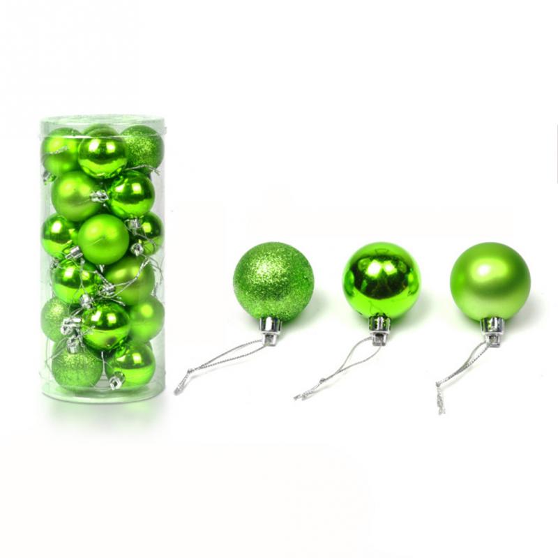Christmas Tree Decor Ball Bauble Hanging Xmas Party Ornament decorations for Home Christmas decorations 24balls/piece,96balls/lot