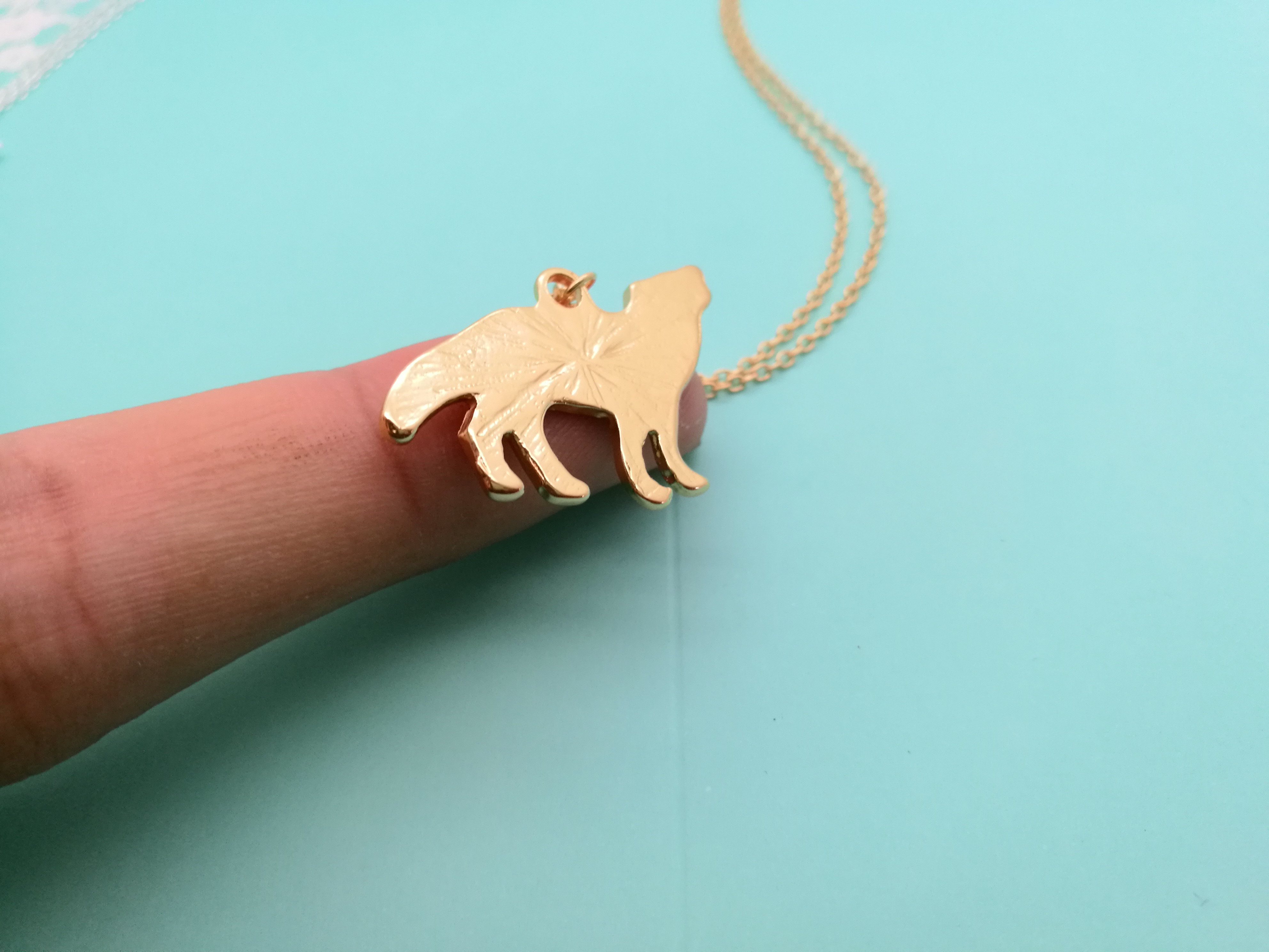 10PCS- N143 Outline Silhouette Totem Howling Wolf Necklace Norse Vikings Teen Wolf Necklaces for Original Animal Dog Jewelry