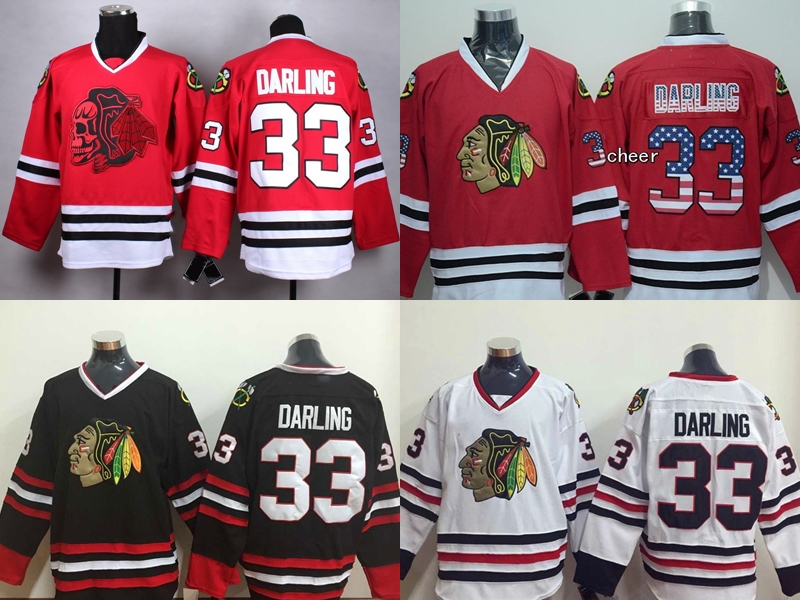 2015 Custom Any Name Number Mens Womens Kids Chicago Blackhawks #33 darling red USA Flag Fashion Jersey Ice Hockey Jerseys, Black;red
2015 Custom Any Name Number Mens Womens Kids Chicago Blackhawks #33 darling red USA Flag Fashion Jersey Ice Hockey Jerseys, Black;red