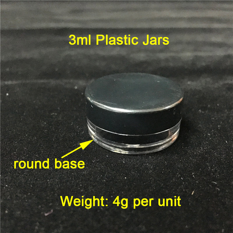 Cheap 3ML/3G Black Lids Plastic Containers Smoke Jars Wholesale Plastic Wax Containers On Sale Free Shipping To World Wide
Cheap 3ML/3G Black Lids Plastic Containers Smoke Jars Wholesale Plastic Wax Containers On Sale Free Shipping To World Wide