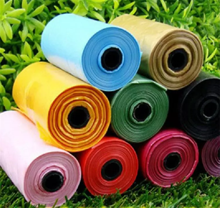 10000 pcs = 500 Rolls Degradable Pet Poop Bags Dog Cat Waste Pick Up Clean Bag Refill Bags Promotion
