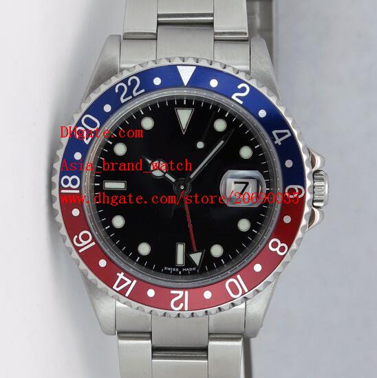 Luxury High Quality Asia 2813 Automatic Mechanical Movement Blue Luminescent 40mm GMT Ceramic Bezel 116710 Men's Watch Watches, Black
Luxury High Quality Asia 2813 Automatic Mechanical Movement Blue Luminescent 40mm GMT Ceramic Bezel 116710 Men's Watch Watches, Black