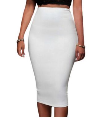 Solid Black/Grey/Green Long Cotton Maxi Skirt Women Casual Slim High Waist Bodycon Pencil Elastic Skirt Stretchy Saias Femininas Skirt 71188, White
Solid Black/Grey/Green Long Cotton Maxi Skirt Women Casual Slim High Waist Bodycon Pencil Elastic Skirt Stretchy Saias Femininas Skirt 71188, White