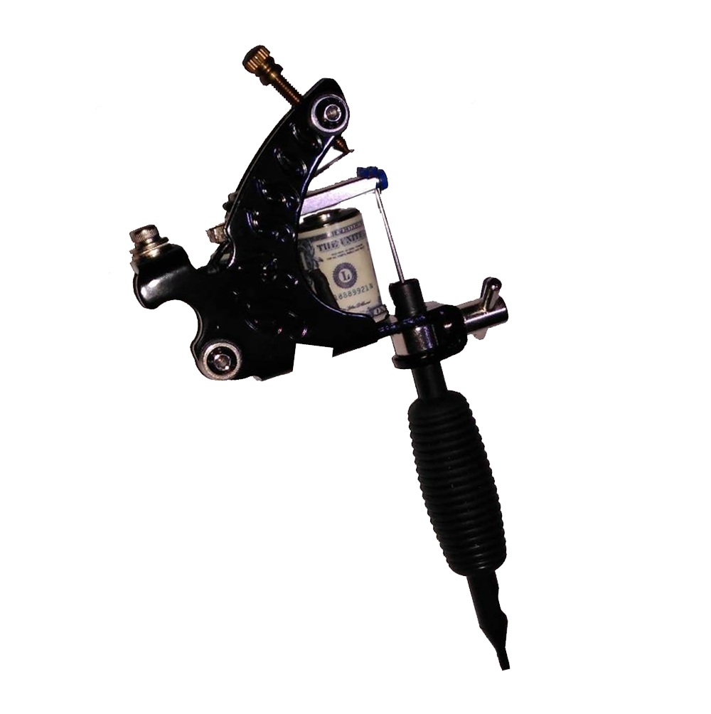 Beginner Tattoo Kit 1 Rotary Machine 3 Inks Sets Power Supply Needles G1C15A2