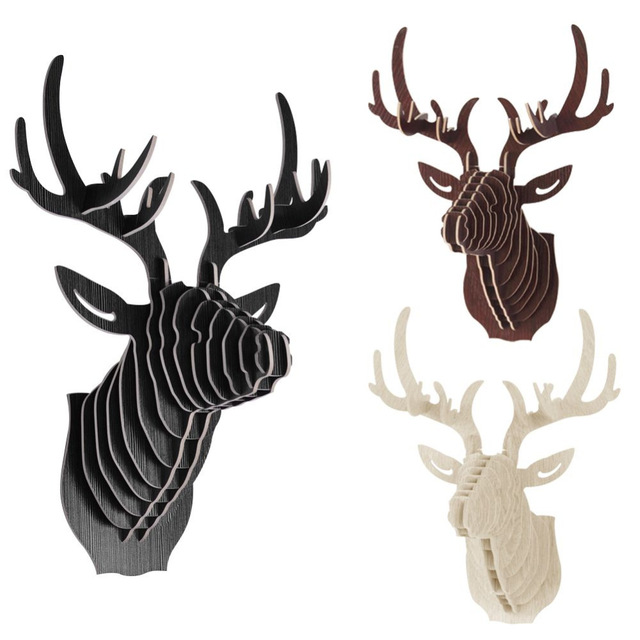 Yjbetter DIY 3D Wooden Colorful Animal Deer Head Assembly Puzzle Wall Hanging Decor Art Wood Model Kit Toy Home Decoration free shipping
Yjbetter DIY 3D Wooden Colorful Animal Deer Head Assembly Puzzle Wall Hanging Decor Art Wood Model Kit Toy Home Decoration free shipping