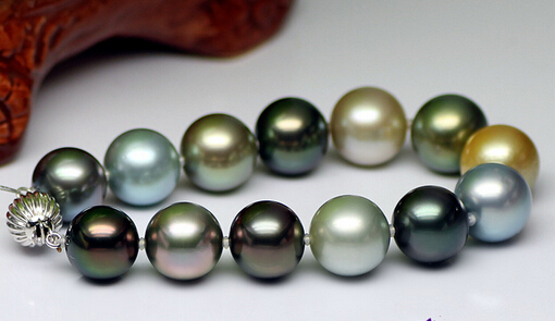 Fine pearl jewelry genuine natural Tahitian black pearl bracelet mixed color bracelet sea pearl bracelet 11-12mm Auror 7-8inches
Fine pearl jewelry genuine natural Tahitian black pearl bracelet mixed color bracelet sea pearl bracelet 11-12mm Auror 7-8inches