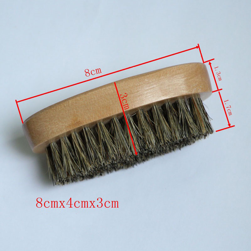 Beard Brush For Men Bamboo brush Boar Bristles Face Massage men shaving brushes Comb Beards and Mustache ZA2023