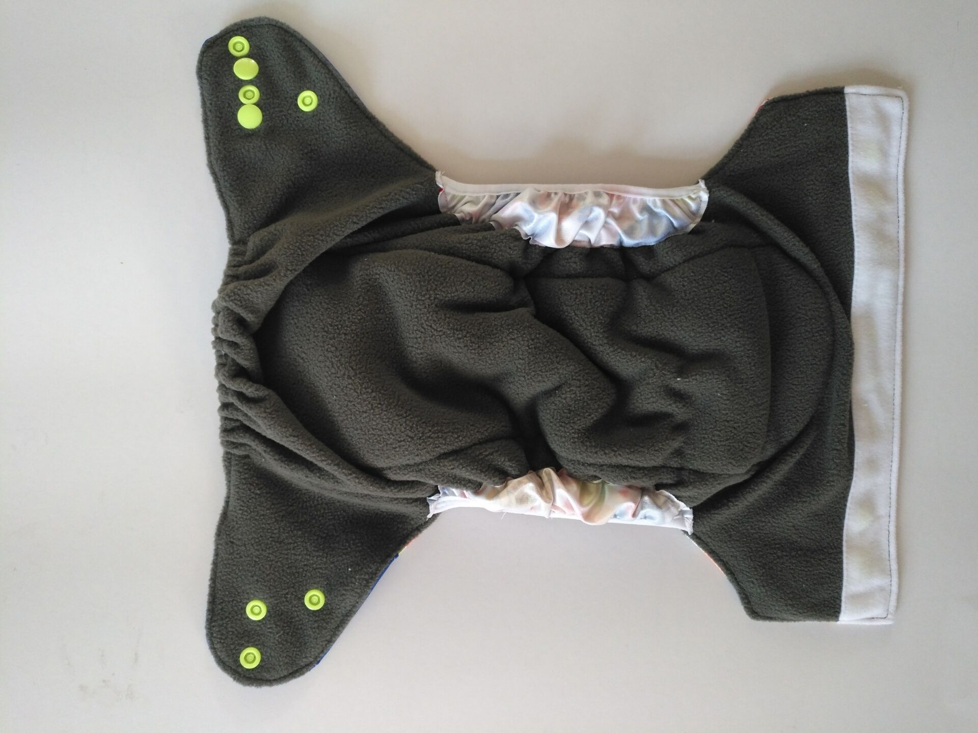 2015 Hot SALE AIO reusable washable Nappies bamboo charcoal double gusset cloth diaper One Size Fit All Free Shipping China Factory