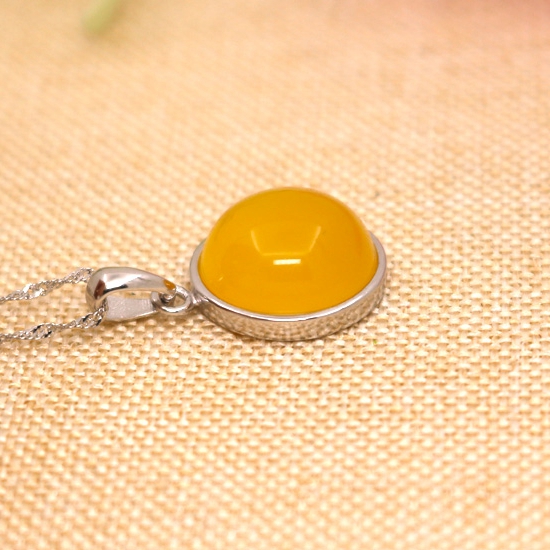 925 Sterling Silver 15X15MM Round Cabochon Semi Mount Pendant Bridal Jewelry Fine Silver Pendant Setting