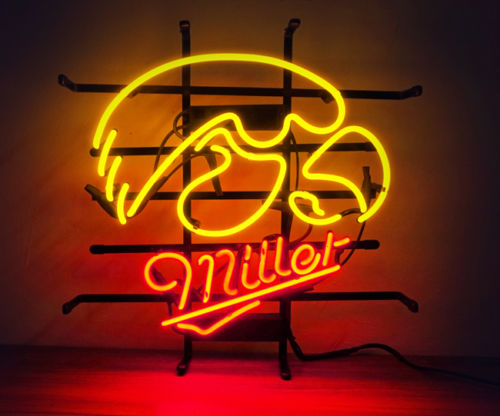 17"x14" IOWA HAWKEYES MILLER Budwiser Beer Bar Visual Artwork Neon Light Sign Poster Art Decor
17"x14" IOWA HAWKEYES MILLER Budwiser Beer Bar Visual Artwork Neon Light Sign Poster Art Decor
