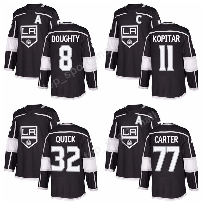 Los Angeles Kings Jerseys LA Ice Hockey 2017 2018 New Season 8 Drew Doughty 11 Anze Kopitar Jersey Black 32 Jonathan Quick 77 Jeff Carter, 32 black
Los Angeles Kings Jerseys LA Ice Hockey 2017 2018 New Season 8 Drew Doughty 11 Anze Kopitar Jersey Black 32 Jonathan Quick 77 Jeff Carter, 32 black