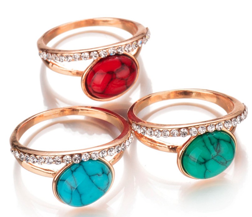 3 color Jewelry Vintage Retro Austrian Crystal Agate Jade Big Rings For Women Ring turquoise stone 17 18 19 20 four size Solitaire Ring
3 color Jewelry Vintage Retro Austrian Crystal Agate Jade Big Rings For Women Ring turquoise stone 17 18 19 20 four size Solitaire Ring