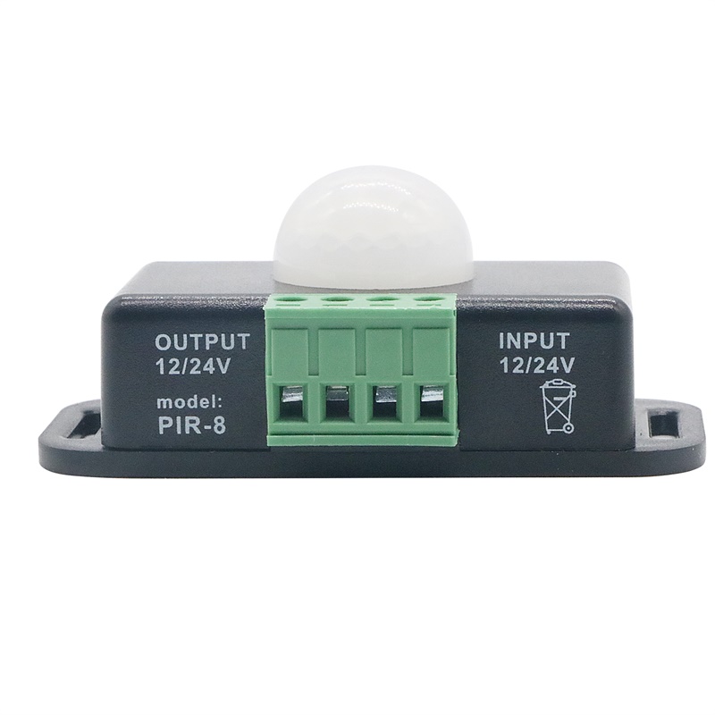 DC 12V 24V 6A Automatic Adjust PIR Motion Sensor Switch IR Infrared Detector Light Switch Module for LED Strip Light Lamp