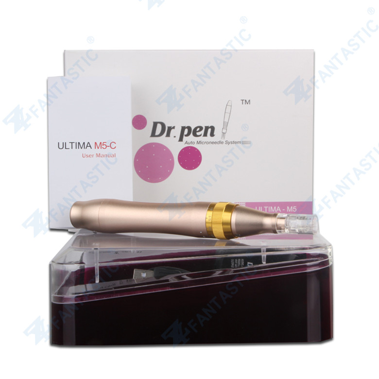 Popular rechargeable ULTIMA M5 Derma Pen Wireless/Wired Electric Microneedle Roller Dr.Pen With 5 Speed Of Digital Control Skin Care Machine