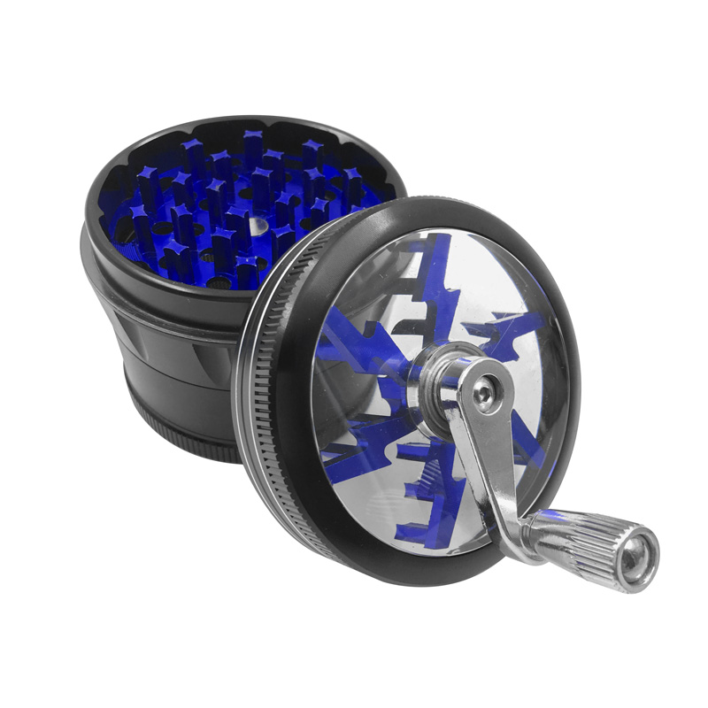 4 Layers Sharpstone Grinders 63mm Metal Herb Crushers Handle Rolling Pollen Hand Crank Tobacco Smoking sawtooth Grinder
4 Layers Sharpstone Grinders 63mm Metal Herb Crushers Handle Rolling Pollen Hand Crank Tobacco Smoking sawtooth Grinder