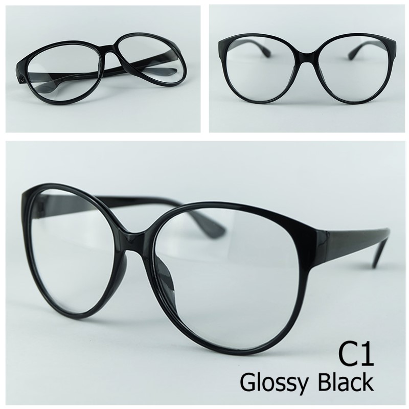 2021New Fashion Simple Eyeglasses Frame Beauty Lady Decorative Glasses Big Simplicity Framework With Clear Lenses 9 Colors Wholesale