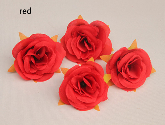 dia:4.5cm/1.77inch 50PCS free shipping wholesale emulational silk small rose flower head for home,garden,wedding,or wall ornament decoration от DHgate WW