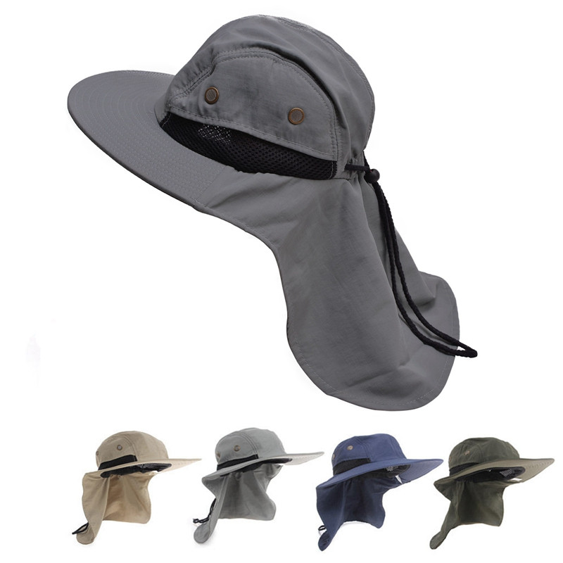Mens Womens Wide Brim Outdoor Sunshade Neck Protection Fishing Flap Bucket Hat Climb Mountain Jungle Hiking T202, Navy blue
Mens Womens Wide Brim Outdoor Sunshade Neck Protection Fishing Flap Bucket Hat Climb Mountain Jungle Hiking T202, Navy blue