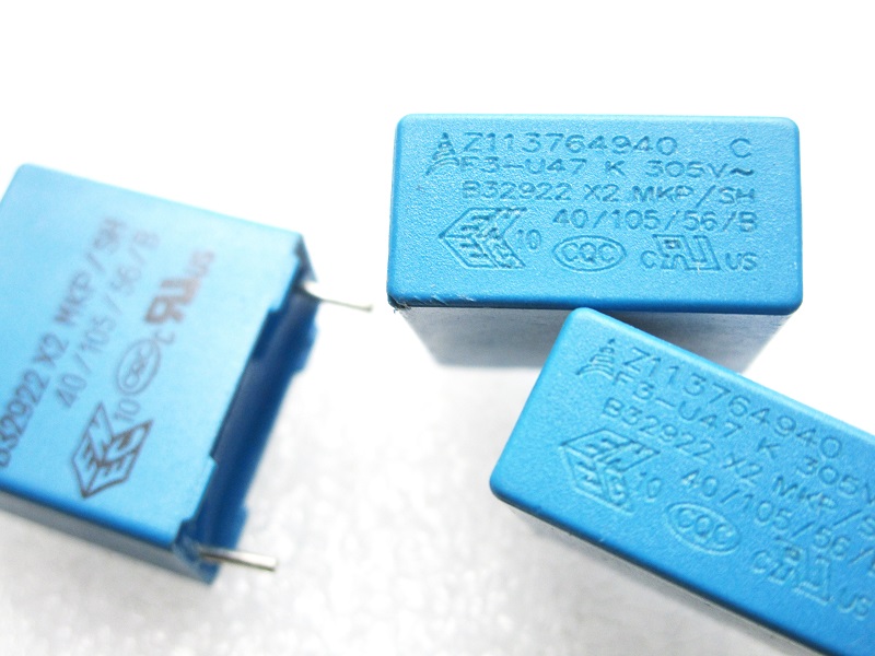 EPCOS cbb Polypropylene Film Polyester capacitor 0.47uf u47 474 305 pitch 15mm