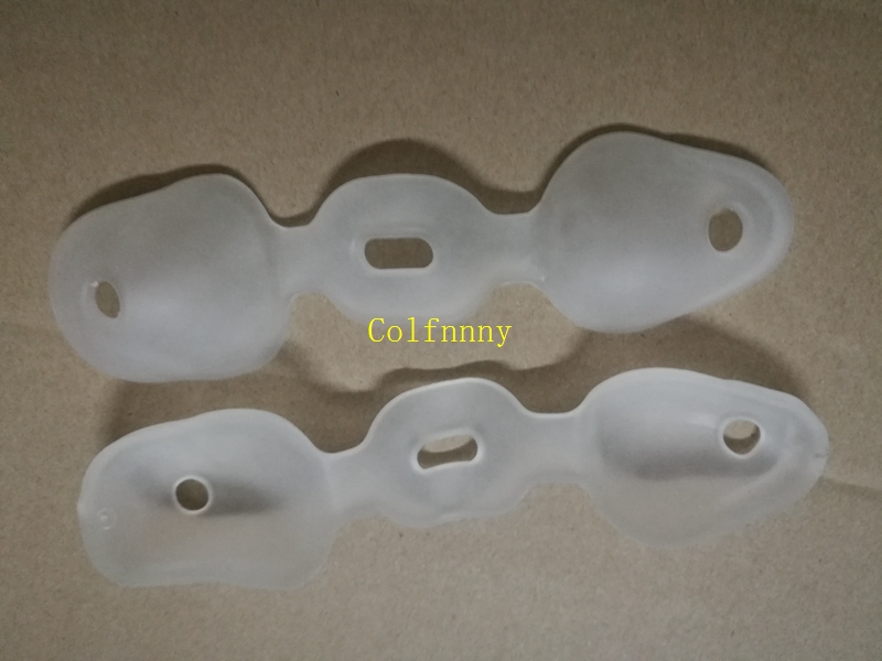 100pairs/lot Silicone Pedicure Gel Foot Toe Pad Separator Foot Care Tool Valgus Protector Bunion Adjuster Straighten Bent Toes