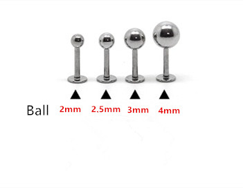 16G Lip ring Labret piercing Ball Plain 316L surgical steel fashion Body piercing Jewelry 100pcs/lot 2mm 2.5mm 3mm 4mm Ear Tragus Pin Women
16G Lip ring Labret piercing Ball Plain 316L surgical steel fashion Body piercing Jewelry 100pcs/lot 2mm 2.5mm 3mm 4mm Ear Tragus Pin Women