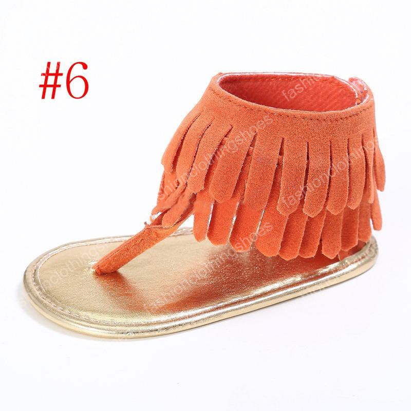 summer infant Tassel sandals baby leather sandals boys girls toddler casual shoes Multicolor high top baby shoes newborn floor walking shoes