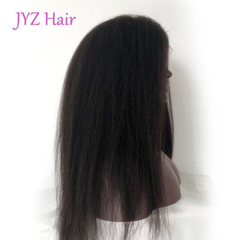 Peruvian Virgin Full Lace Cheap wigs Indian Malaysian Peruvian Kinky Straight Human Hair Lace Front Wigs With Baby Hair Free Drop Shipping