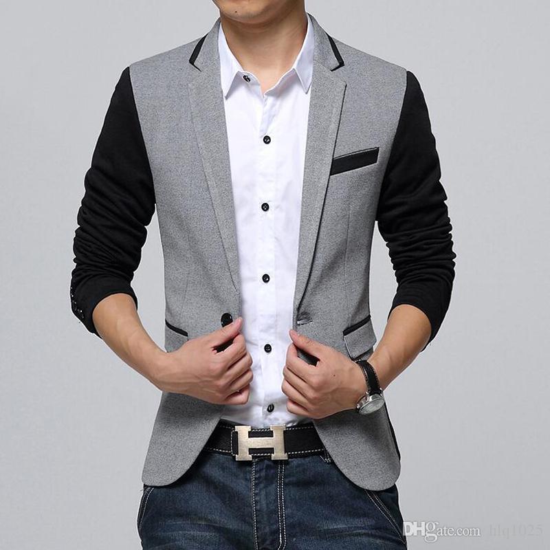 New Slim Fit Casual jacket Cotton Men Blazer Jacket Single Button Gray Mens Suit Jacket Male Suite, White;black
New Slim Fit Casual jacket Cotton Men Blazer Jacket Single Button Gray Mens Suit Jacket Male Suite, White;black