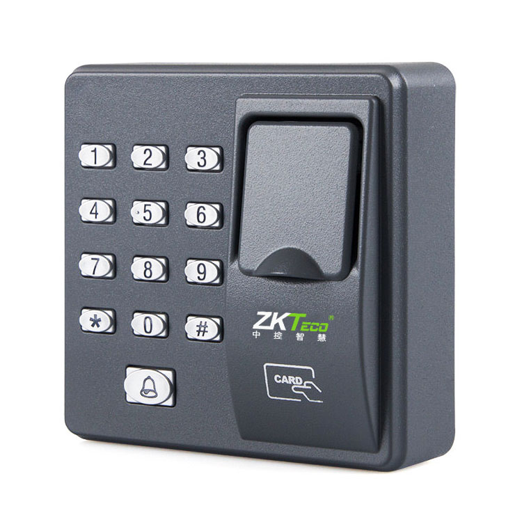 New Digital Electric RFID Reader Finger Scanner ZKT X6 Code System Biometric Fingerprint Access Control for Door Lock Home Security System