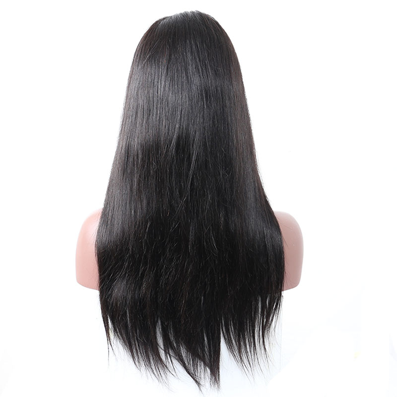 360 Lace Wig Human Hair Wigs Brazilian Virgin remy Pre Plucked Natural Hairline Light Yaki Straight full front hd diva1