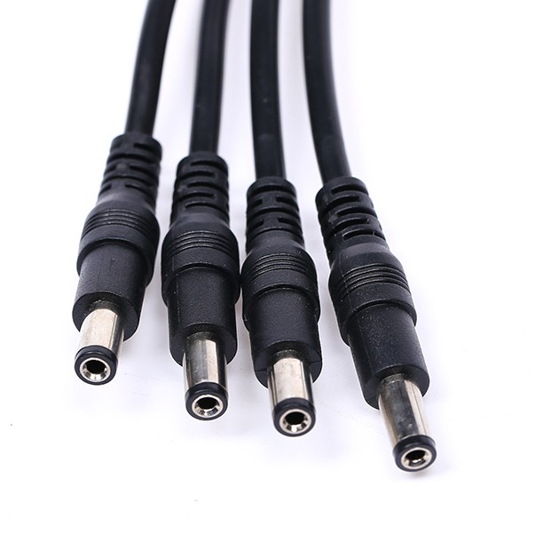 Hot 1 to 4 DC Power 4-Port Splitter Adapter Adaptor Cable CCTV Camera in home video Surveillance system