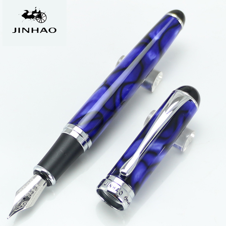High Quality JINHAO 750 Blue Iridium fountain pen softcover quality signature fountain pen office Stationery School&Office Pen gift, As picture show
High Quality JINHAO 750 Blue Iridium fountain pen softcover quality signature fountain pen office Stationery School&Office Pen gift, As picture show