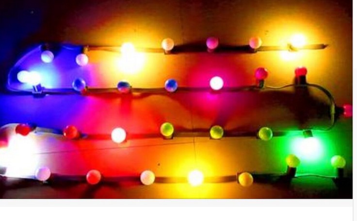 LED 3M 18bulbs DC 24V low-voltage String lights Marquee outdoor waterproof light bulb e27 led bulbs