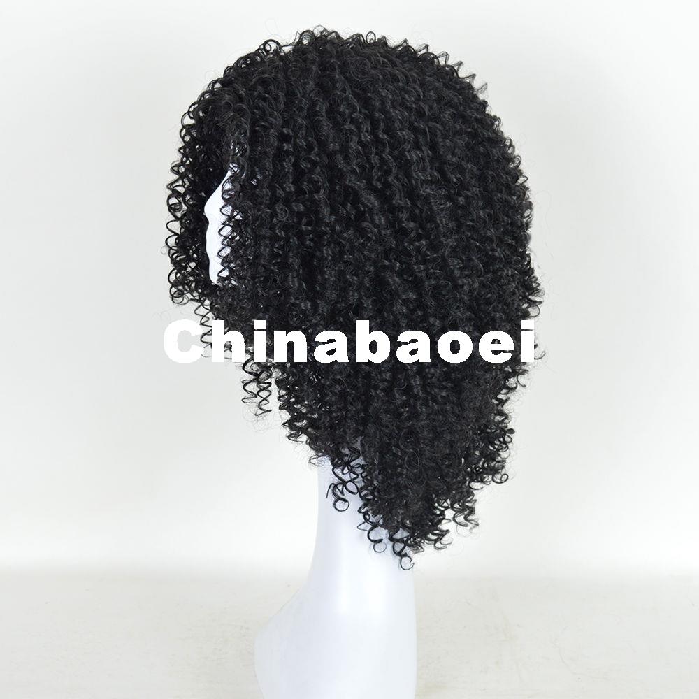 Afro Kinky Jerry Curly Spiral Curls Hair Wigs Crochet Braids Wig for Black Women