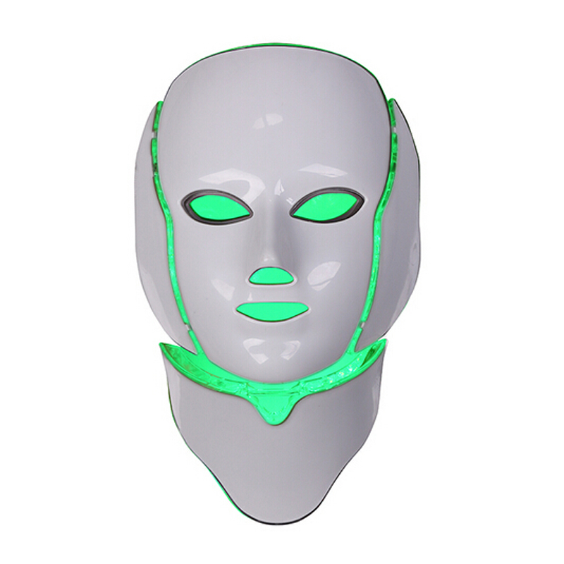 IPL light therapy Skin rejuvenation led neck mask with 7 colors for home use free shipping